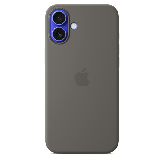 Apple silikonski ovitek z MagSafe za iPhone 16 Plus - kamnito siva - iSTYLE SI