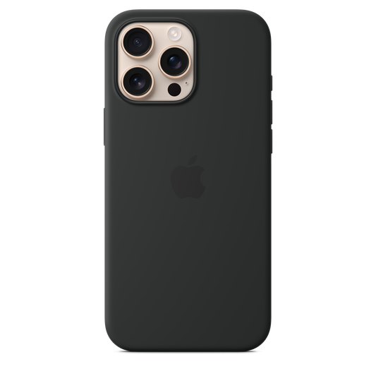 Apple silikonski ovitek z MagSafe za iPhone 16 Pro Max - črna - iSTYLE SI