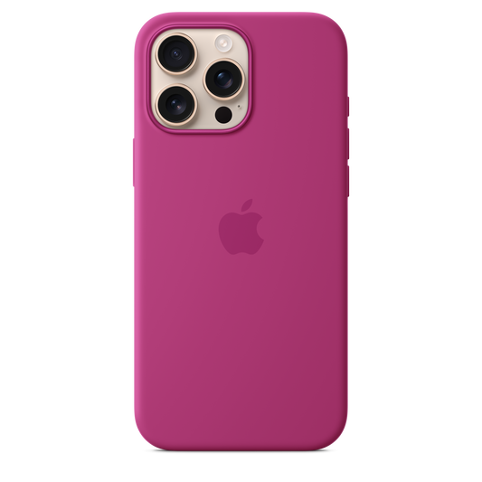 Apple silikonski ovitek z MagSafe za iPhone 16 Pro Max - fuksia - iSTYLE SI