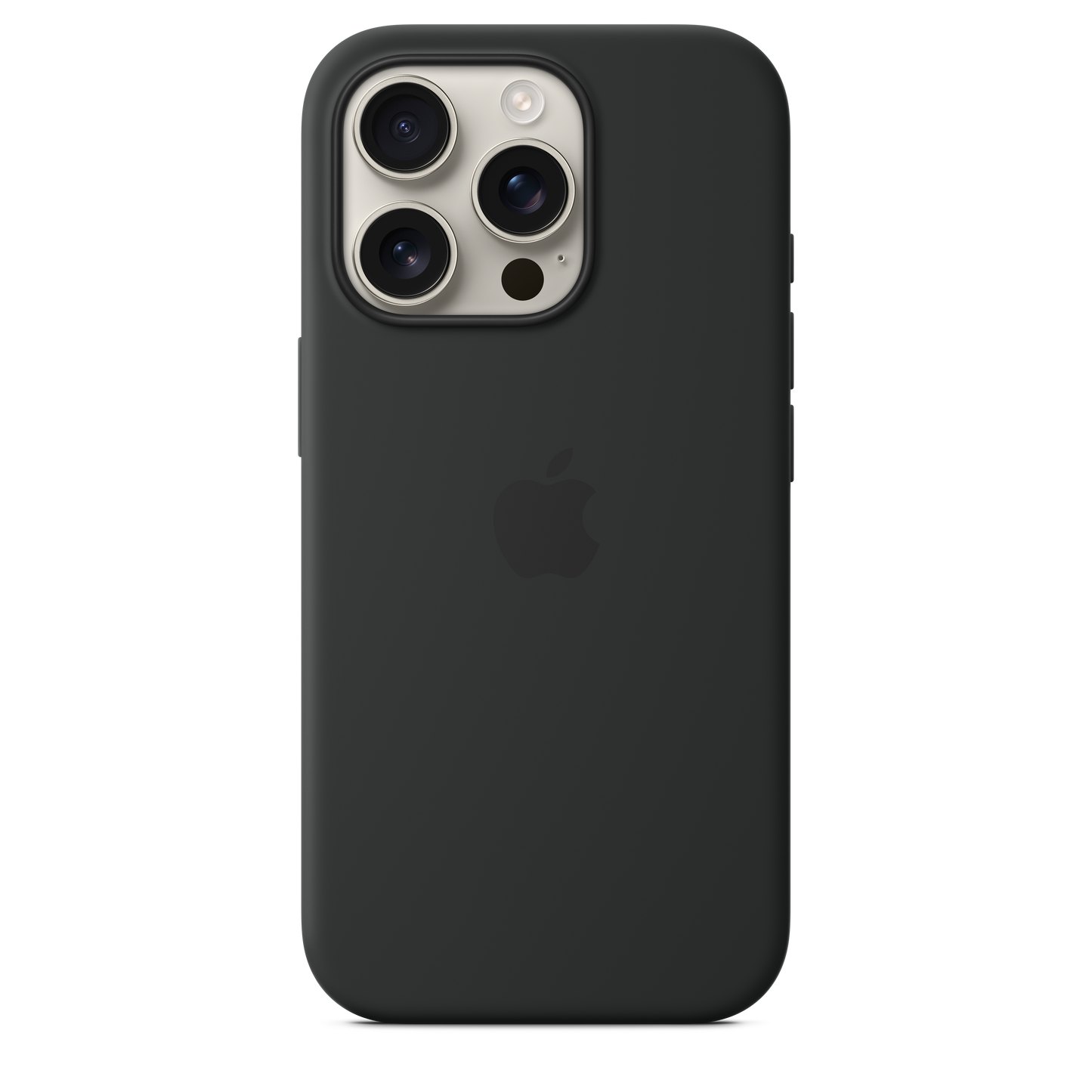 Apple silikonski ovitek z MagSafe za iPhone 16 Pro - črna - iSTYLE SI