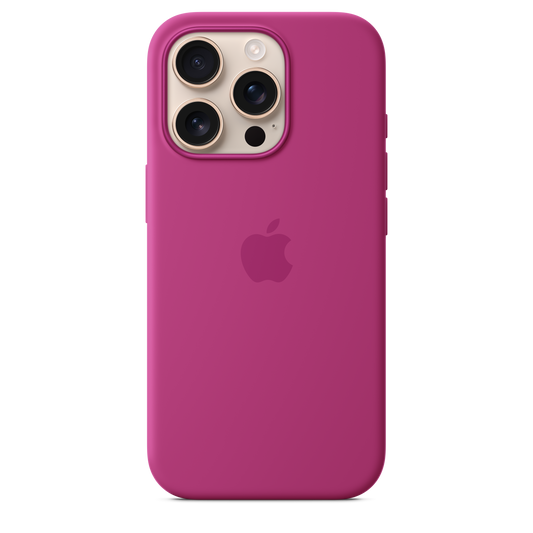 Apple silikonski ovitek z MagSafe za iPhone 16 Pro - fuksia - iSTYLE SI