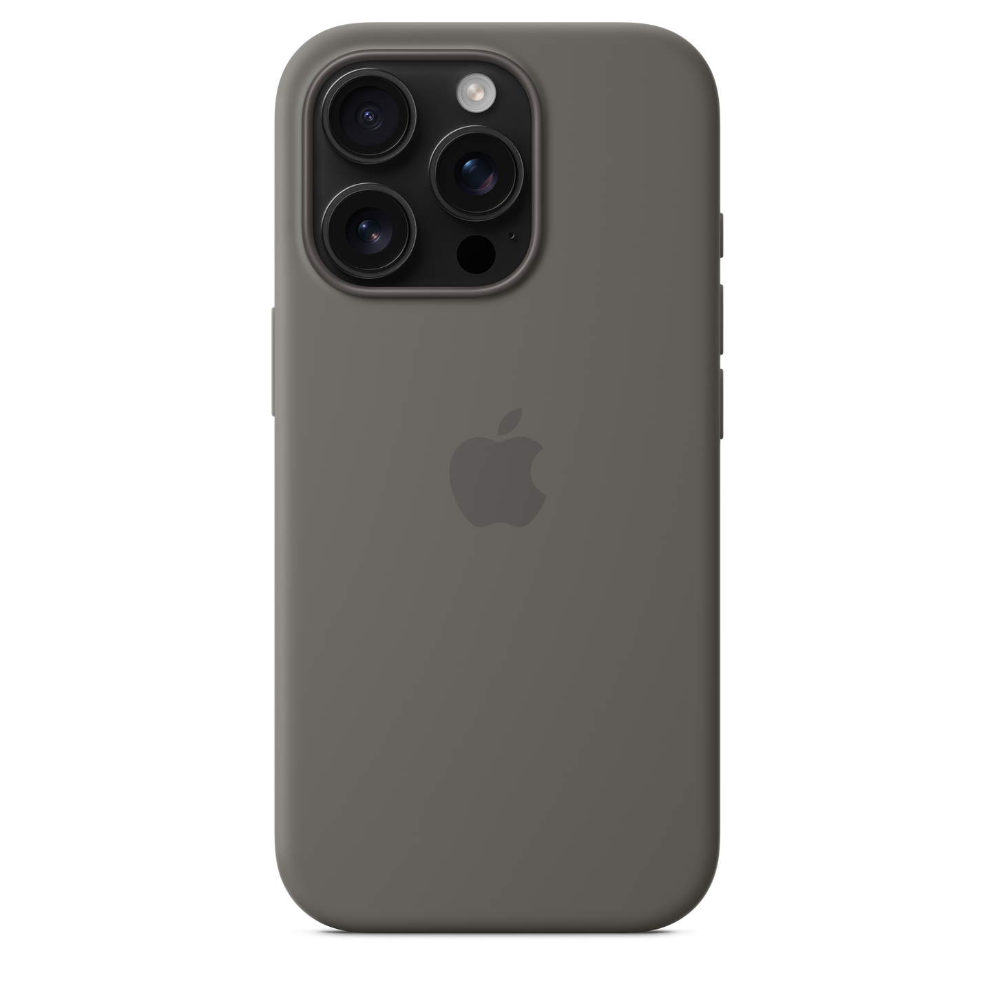 Apple silikonski ovitek z MagSafe za iPhone 16 Pro - kamnito siva - iSTYLE SI