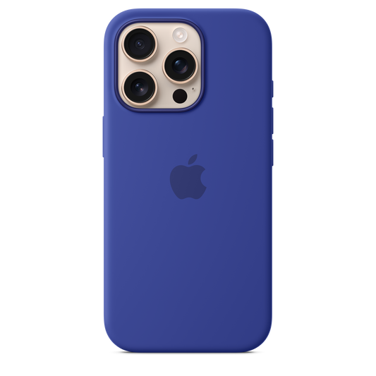 Apple silikonski ovitek z MagSafe za iPhone 16 Pro - ultramarin - iSTYLE SI
