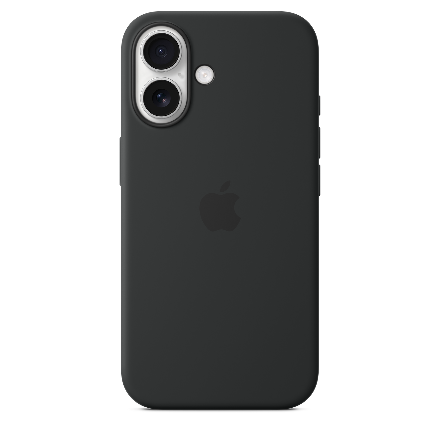 Apple silikonski ovitek z MagSafe za iPhone 16 - črna - iSTYLE SI
