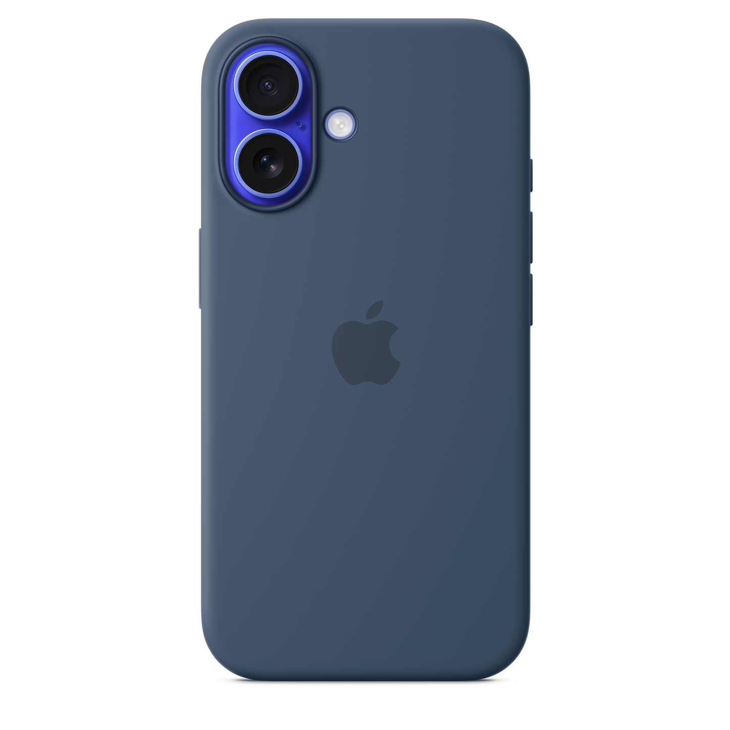 Apple silikonski ovitek z MagSafe za iPhone 16 - denim - iSTYLE SI