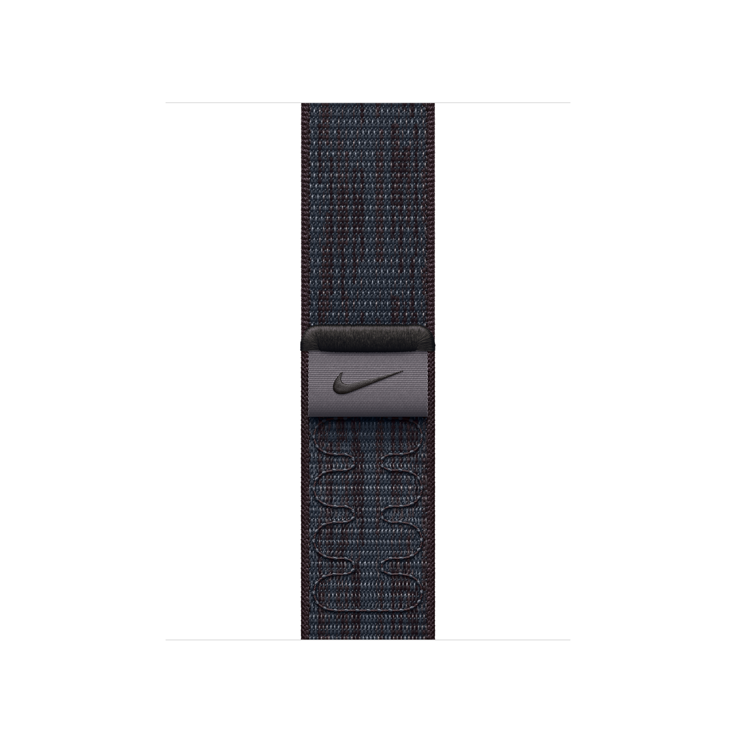 Apple pašček Nike Sport Loop v črni/modri barvi za Apple Watch velikosti 40 mm - iSTYLE SI