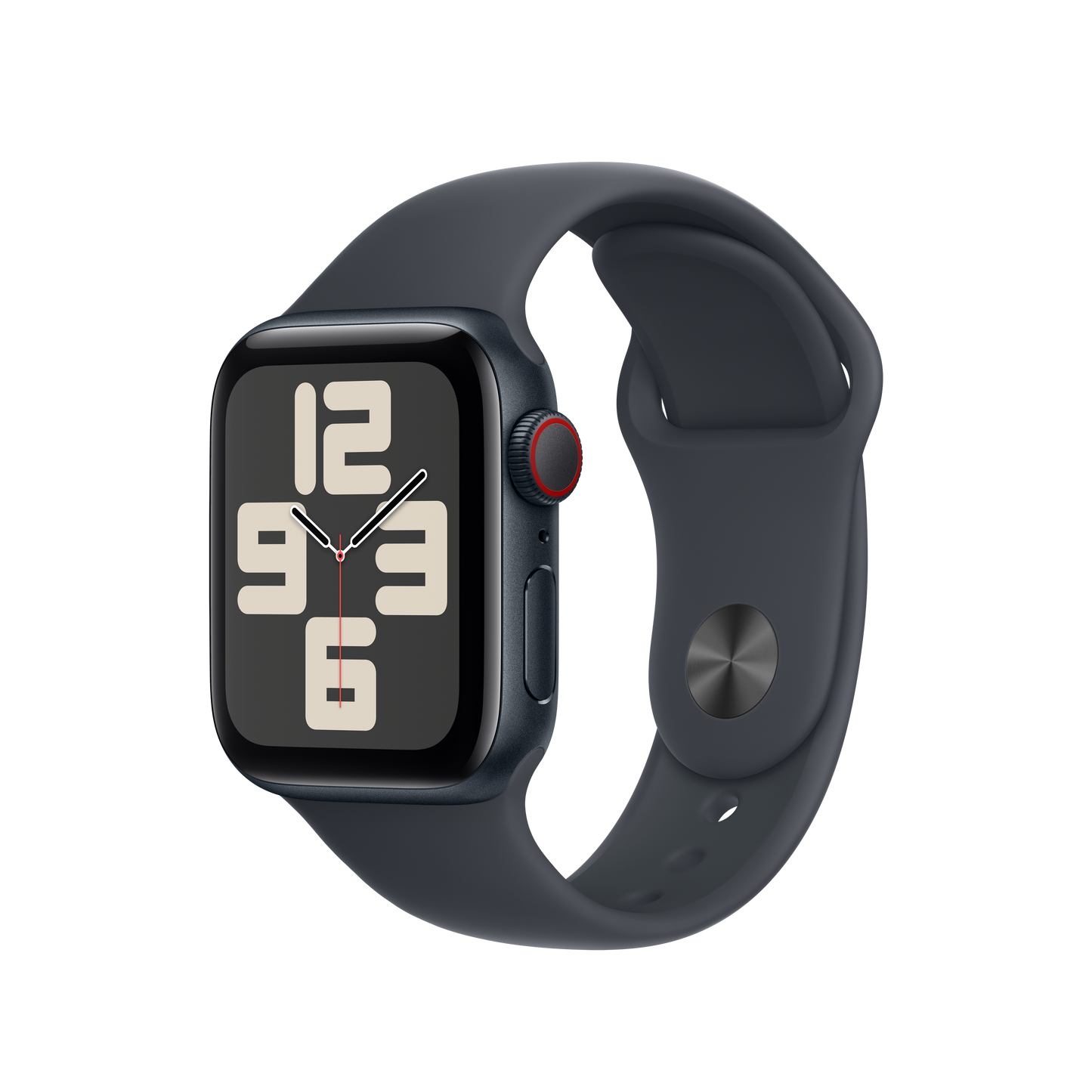 Apple pašček Sport Band M/L v črni barvi za Apple Watch velikosti 40 mm - iSTYLE SI