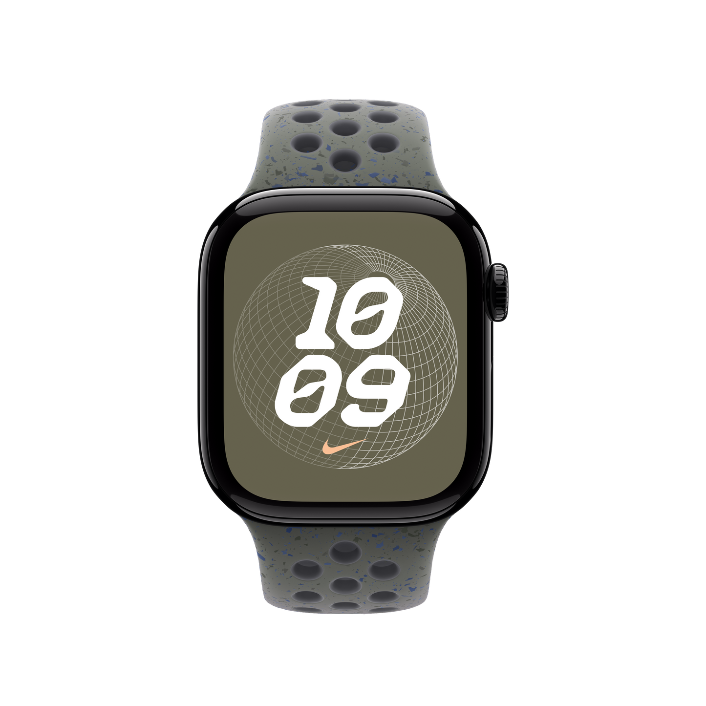 Apple pašček Nike Sport Band M/L v vojaški kaki barvi za Apple Watch velikosti 40 mm - iSTYLE SI