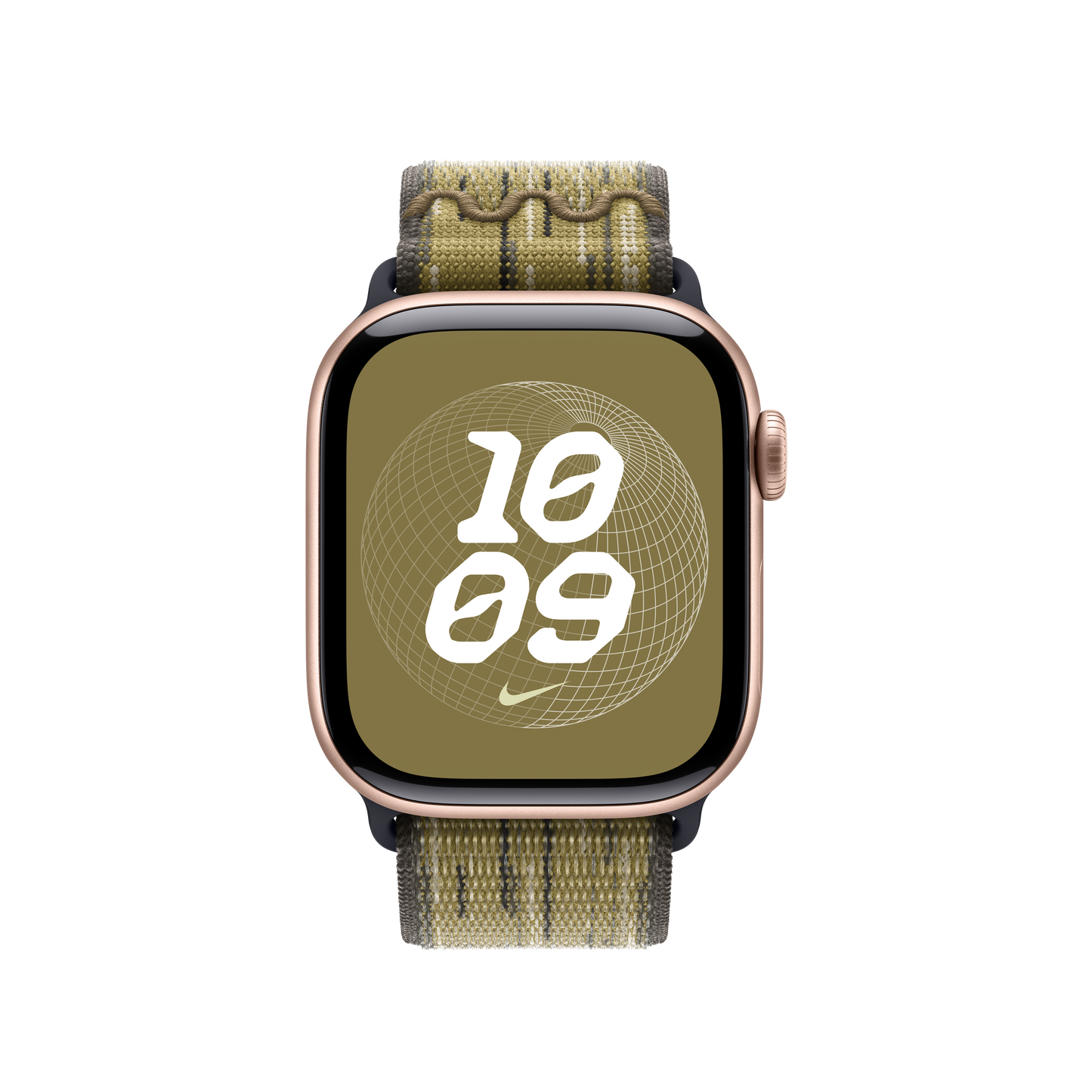 Apple pašček Nike Sport Loop v zeleni/sivi barvi za Apple Watch velikosti 40 mm - iSTYLE SI