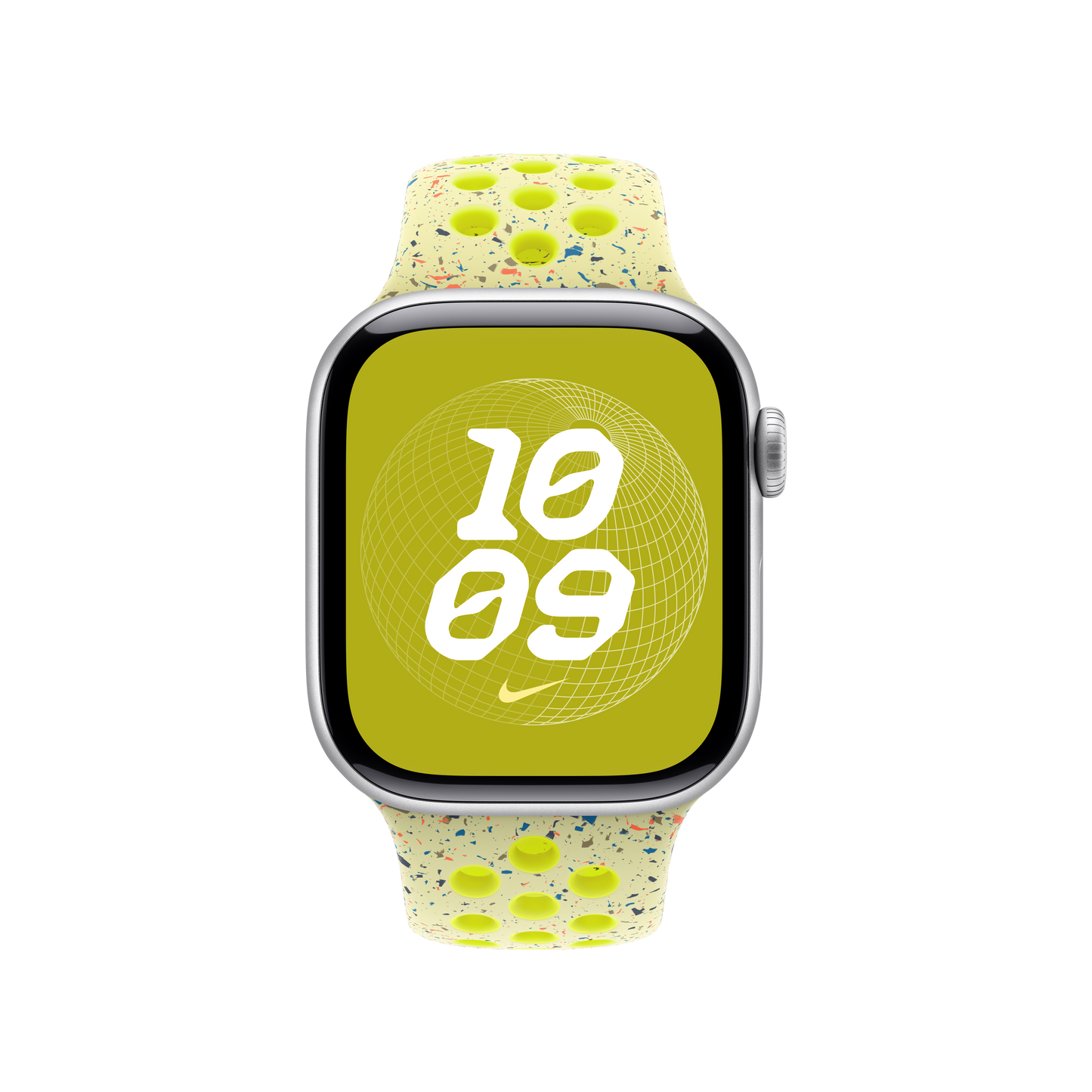 Apple pašček Nike Sport Band M/L v barvi električnega pljuska za Apple Watch velikosti 40 mm - iSTYLE SI