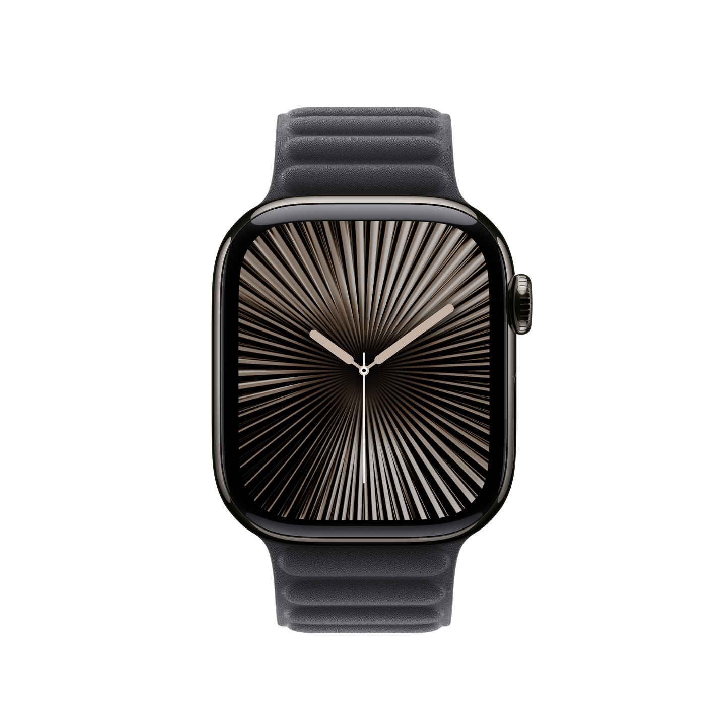 Apple pašček Magnetic Loop S/M v črni barvi za Apple Watch velikosti 42 mm - iSTYLE SI