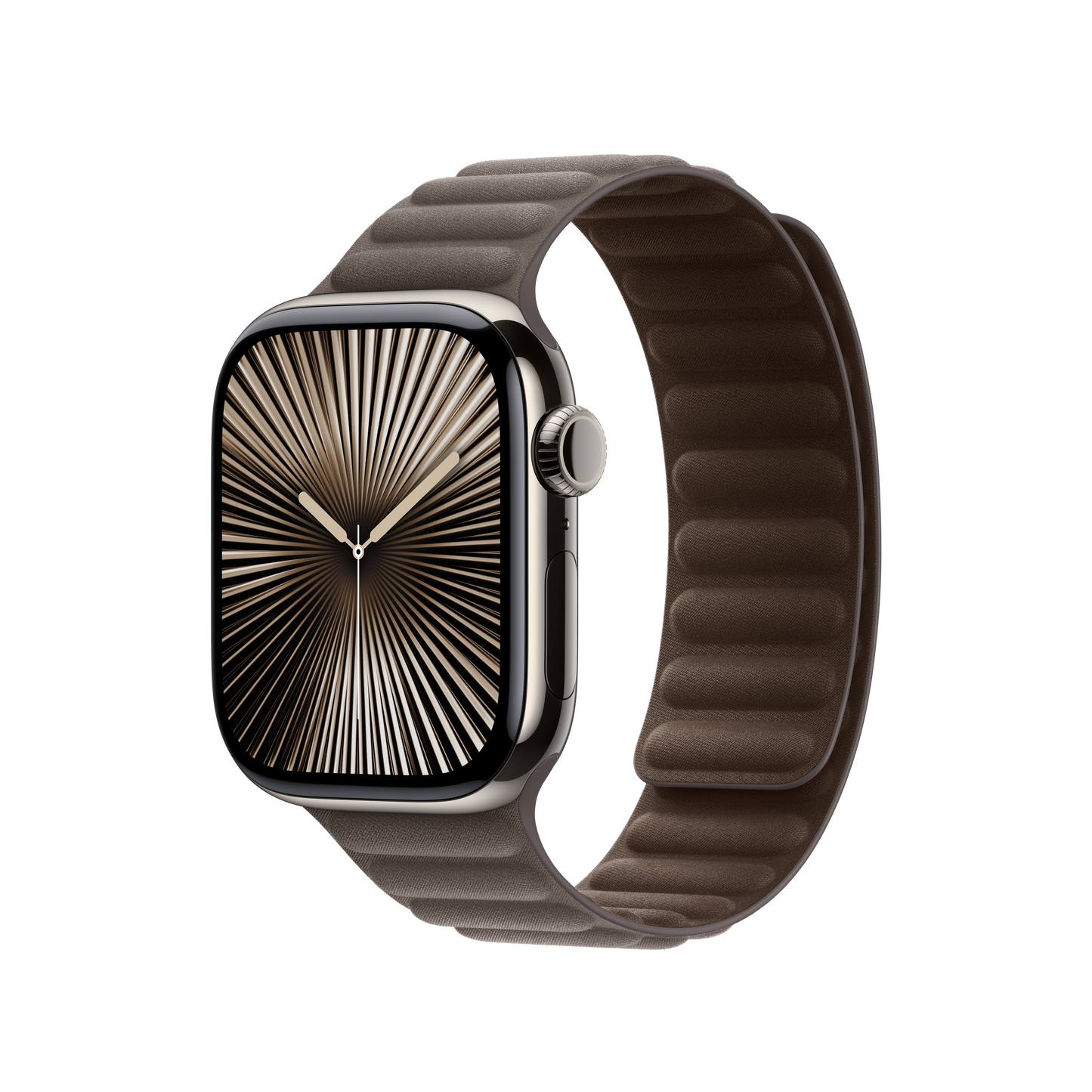 Apple pašček Magnetic Loop M/L v temno rjavi barvi za Apple Watch velikosti 42 mm - iSTYLE SI