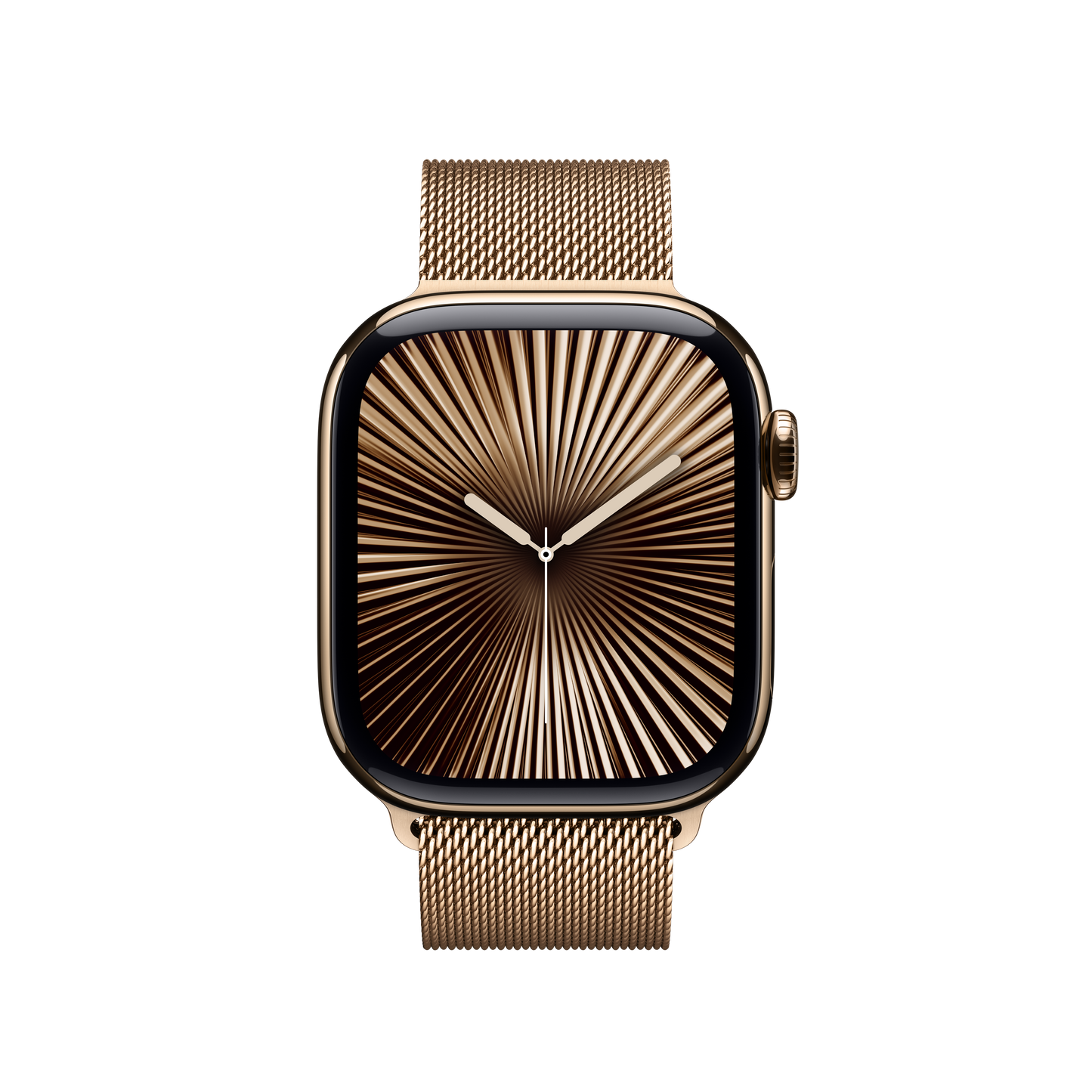 Apple pašček Milanese Loop v zlati barvi za Apple Watch velikosti 42 mm - iSTYLE SI