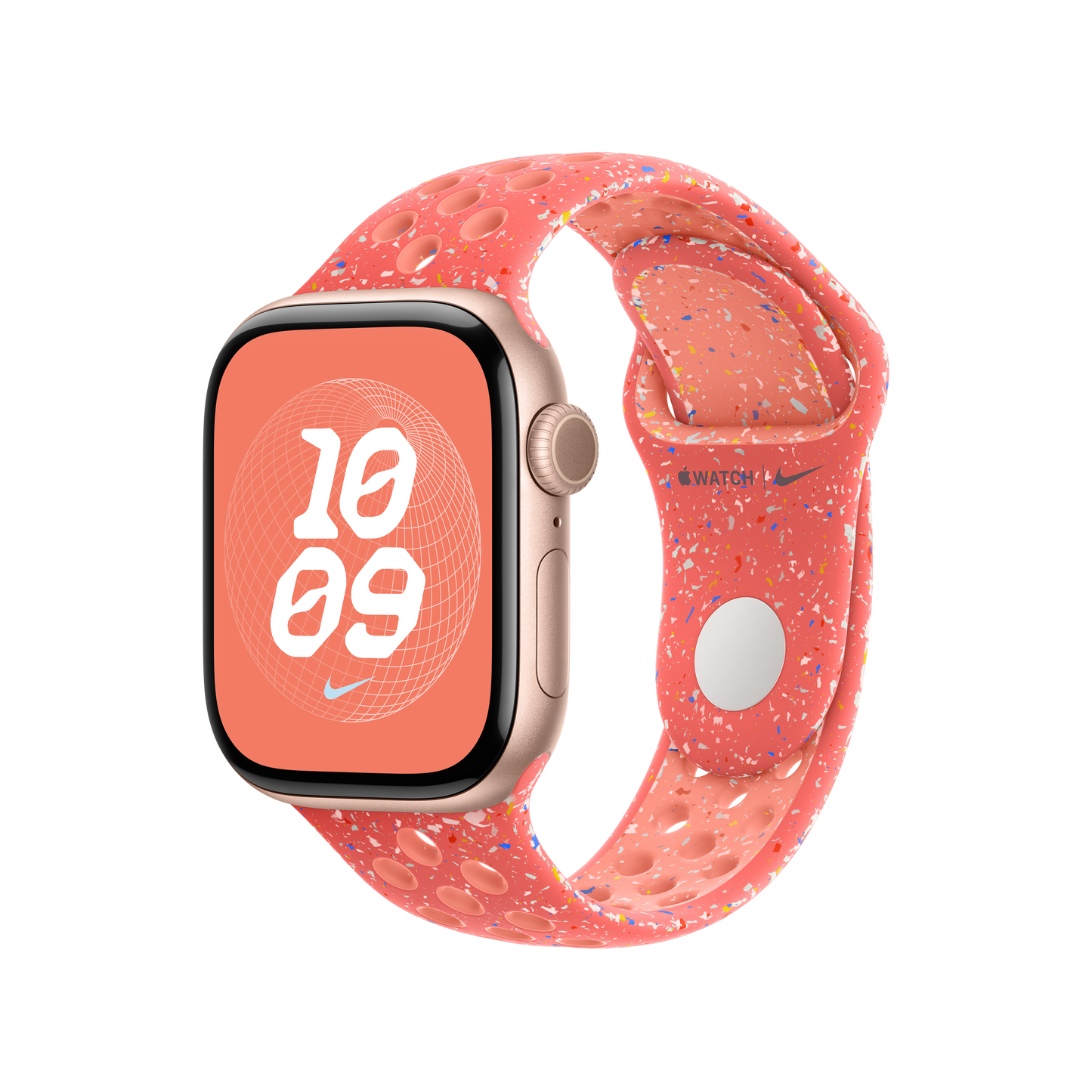 Apple pašček Nike Sport Band M/L v barvi čarobne žerjavice za Apple Watch velikosti 42 mm - iSTYLE SI