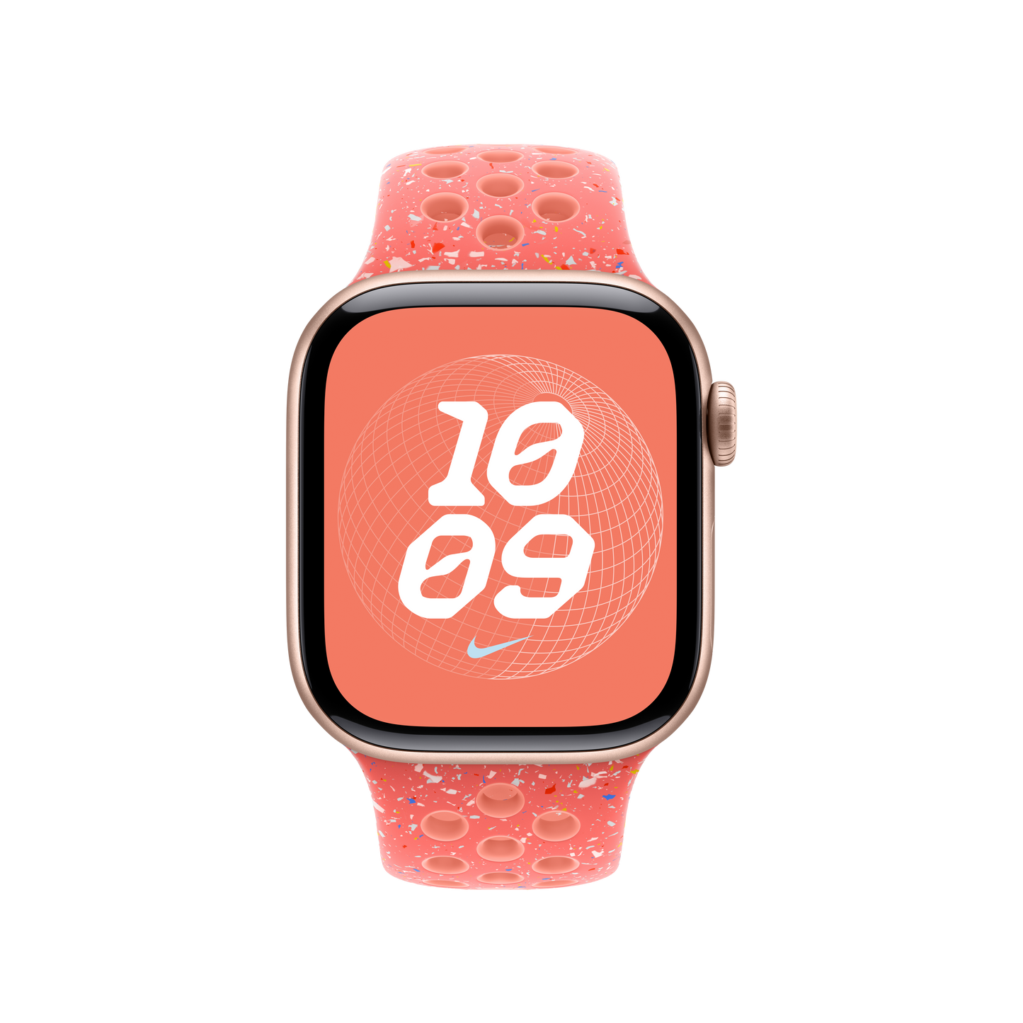 Apple pašček Nike Sport Band M/L v barvi čarobne žerjavice za Apple Watch velikosti 42 mm - iSTYLE SI
