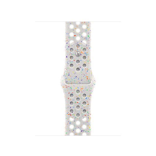 Apple pašček Nike Sport Band M/L v barvi čiste platine za Apple Watch velikosti 42 mm - iSTYLE SI
