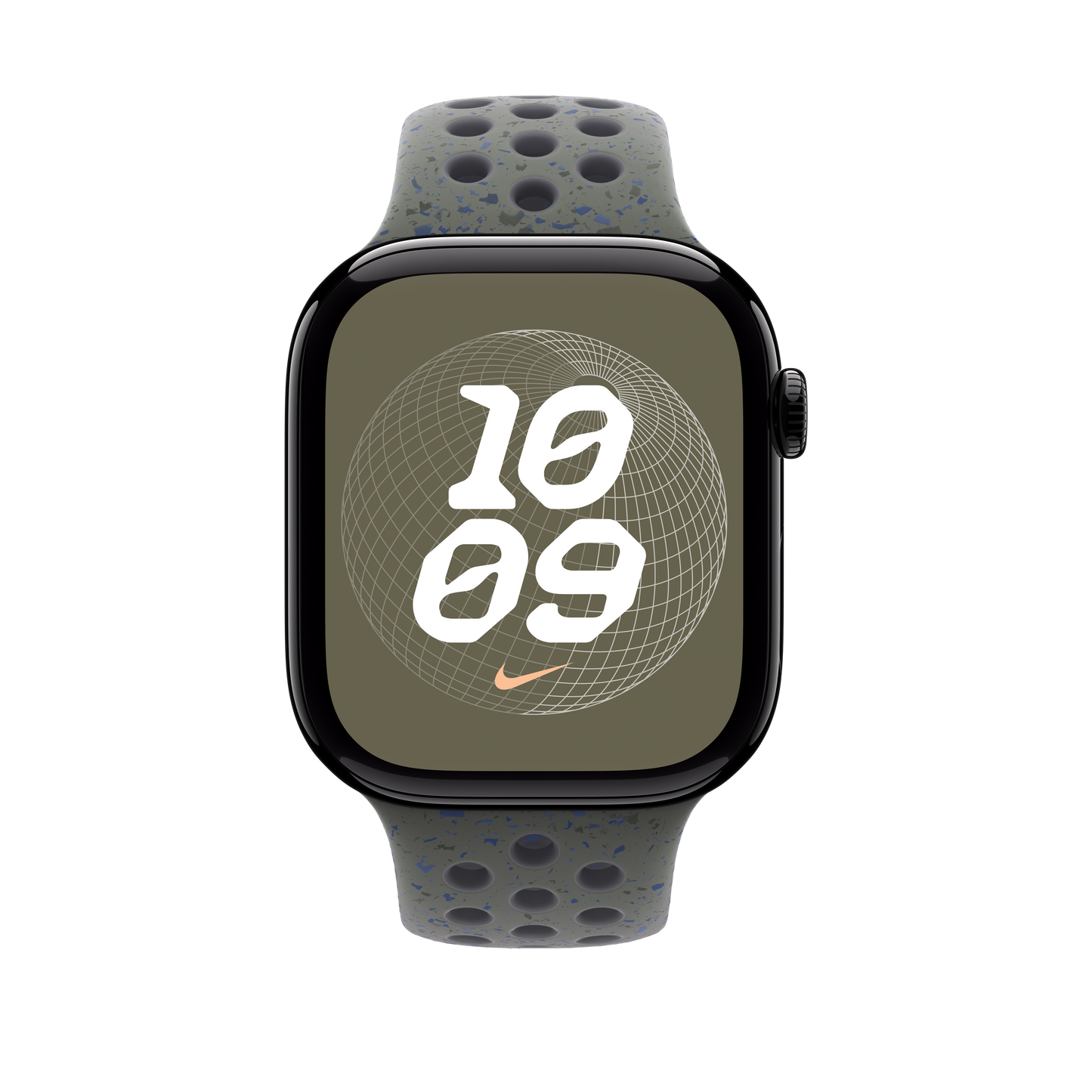 Apple pašček Nike Sport Band M/L v vojaški kaki barvi za Apple Watch velikosti 46 mm - iSTYLE SI