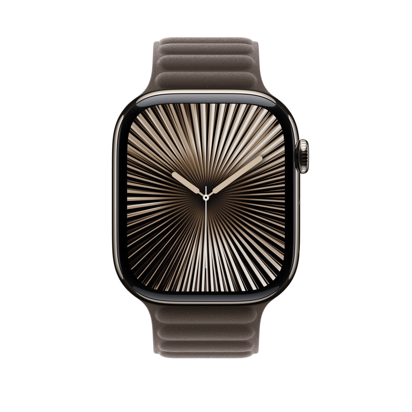 Apple pašček Magnetic Loop M/L v temno rjavi barvi za Apple Watch velikosti 46 mm - iSTYLE SI