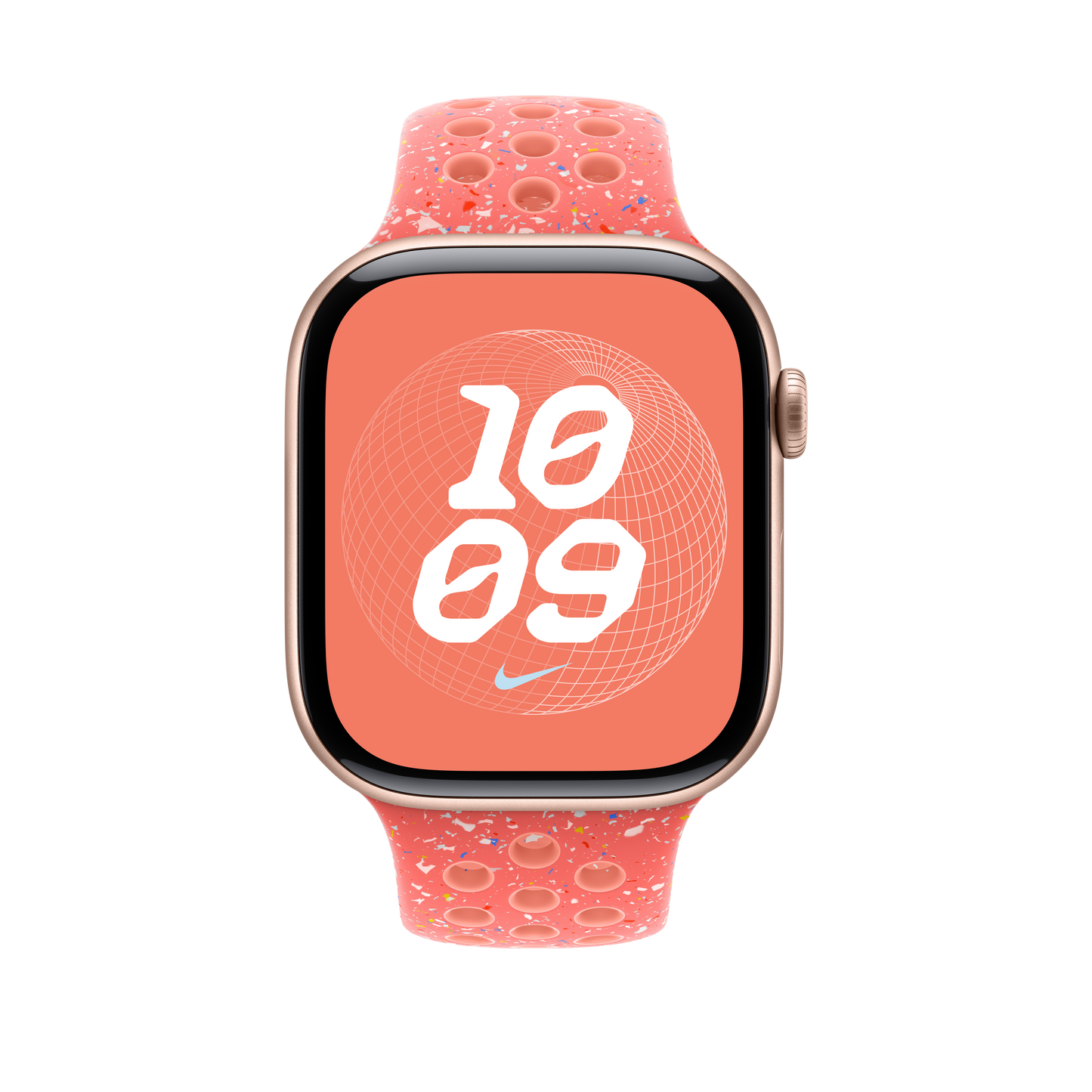 Apple pašček Nike Sport Band M/L v barvi čarobne žerjavice za Apple Watch velikosti 46 mm - iSTYLE SI