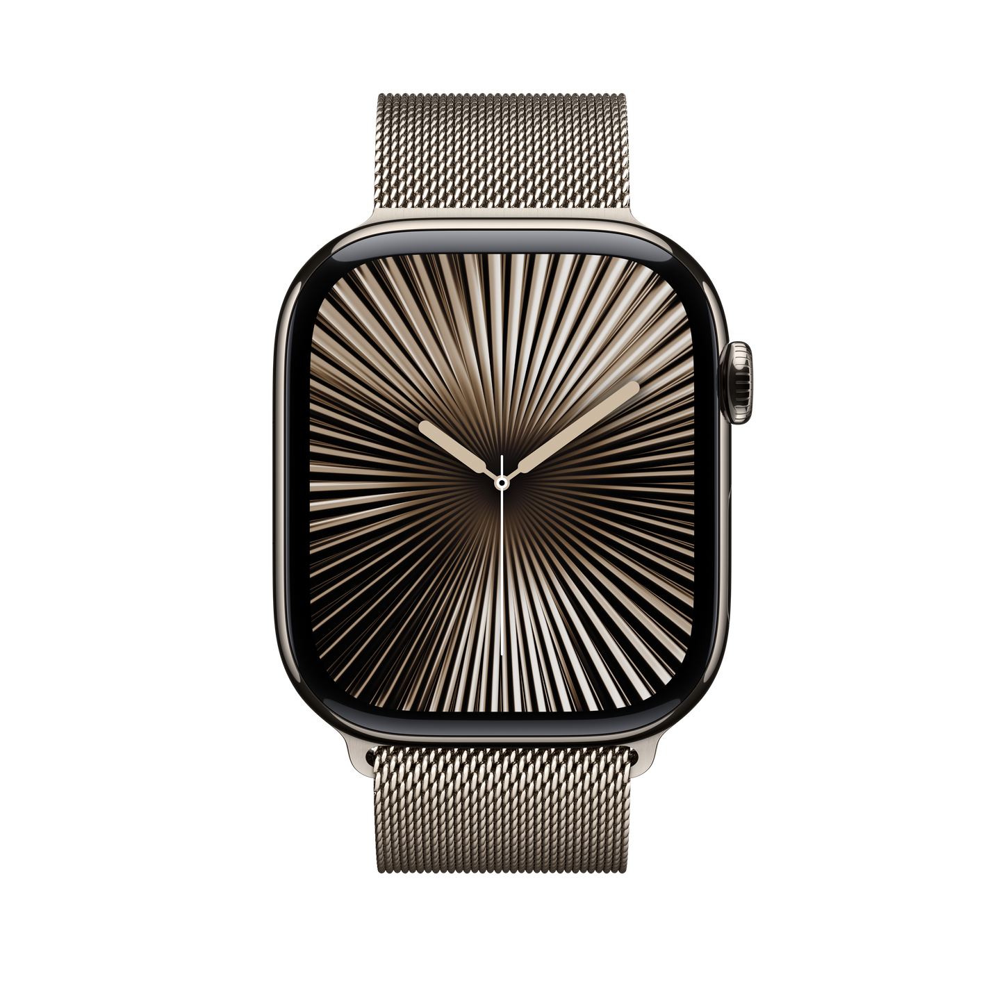 Apple pašček Milanese Loop M/L v naravni barvi za Apple Watch velikosti 46 mm - iSTYLE SI