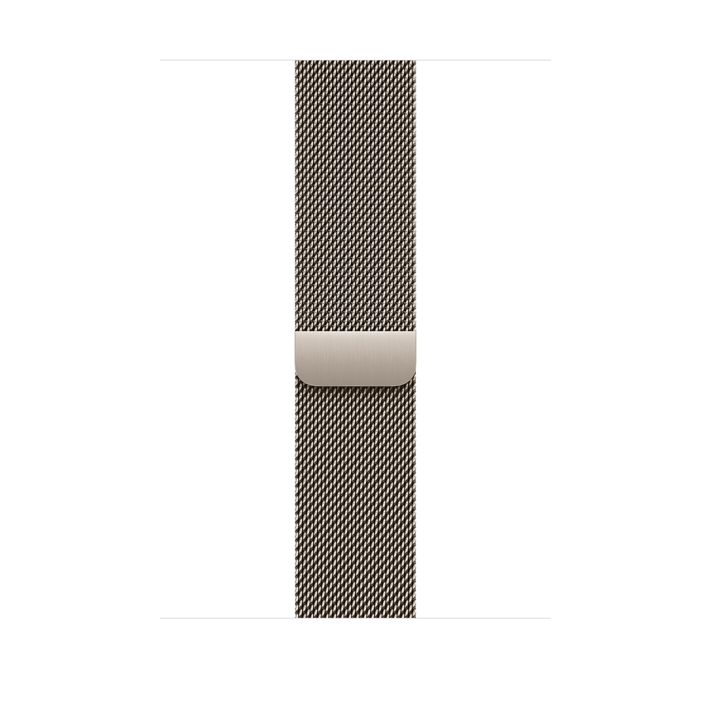 Apple pašček Milanese Loop M/L v naravni barvi za Apple Watch velikosti 46 mm - iSTYLE SI