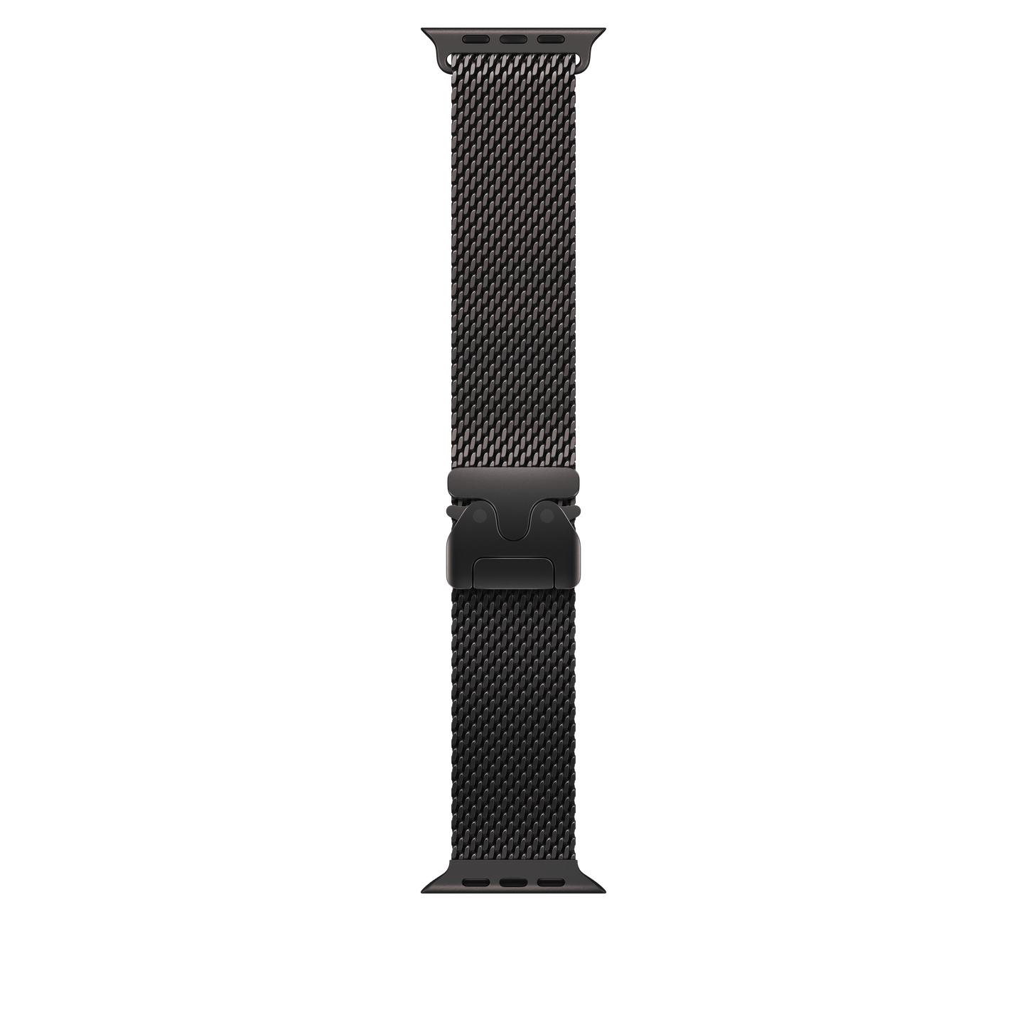 Apple pašček Titanium Milanese Loop Large v barvi črnega titana za Apple Watch velikosti 49 mm - iSTYLE SI