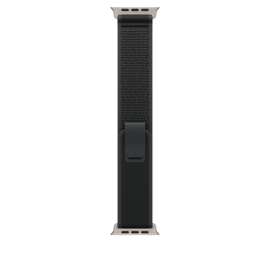 Apple pašček Trail Loop M/L v črni barvi za Apple Watch velikosti 49 mm - iSTYLE SI