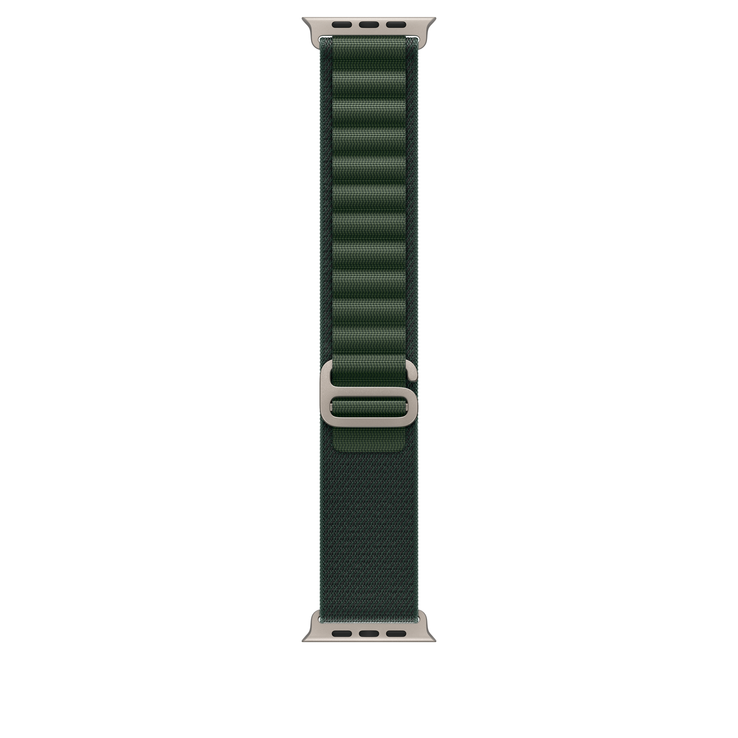Apple pašček Alpine Loop Large v temno zeleni barvi za Apple Watch velikosti 49 mm - iSTYLE SI
