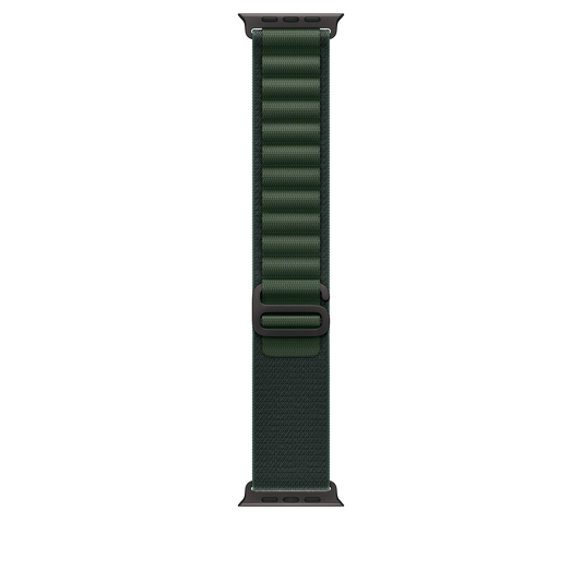Apple pašček Alpine Loop Medium v temno zeleni barvi za Apple Watch velikosti 49 mm - iSTYLE SI