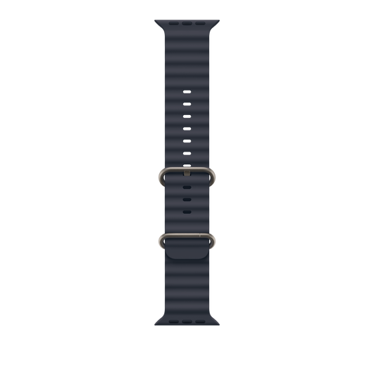 Apple pašček Ocean Band v mornarski barvi za Apple Watch velikosti 49 mm - iSTYLE SI