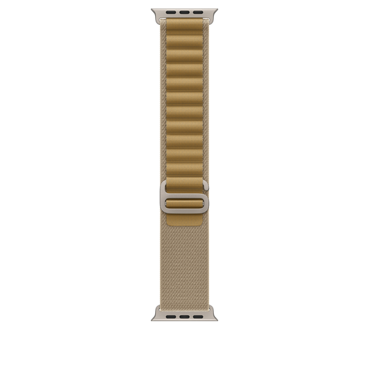 Apple pašček Alpine Loop Small v rjavi barvi za Apple Watch velikosti 49 mm - iSTYLE SI