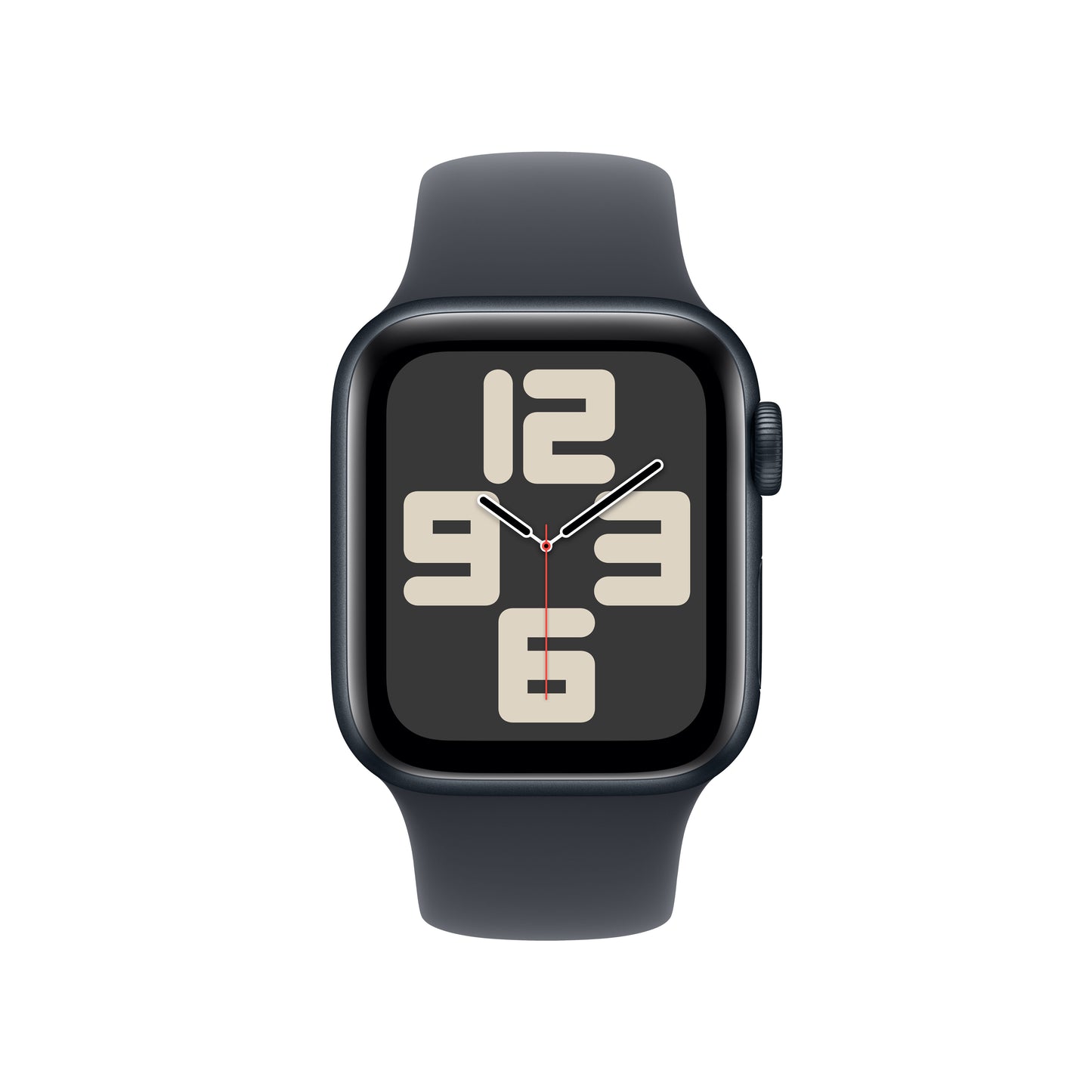 Apple Watch SE: GPS, 40mm, ohišje iz aluminija v polnočni barvi, pašček Sport Band v polnočni barvi - S/M - iSTYLE SI