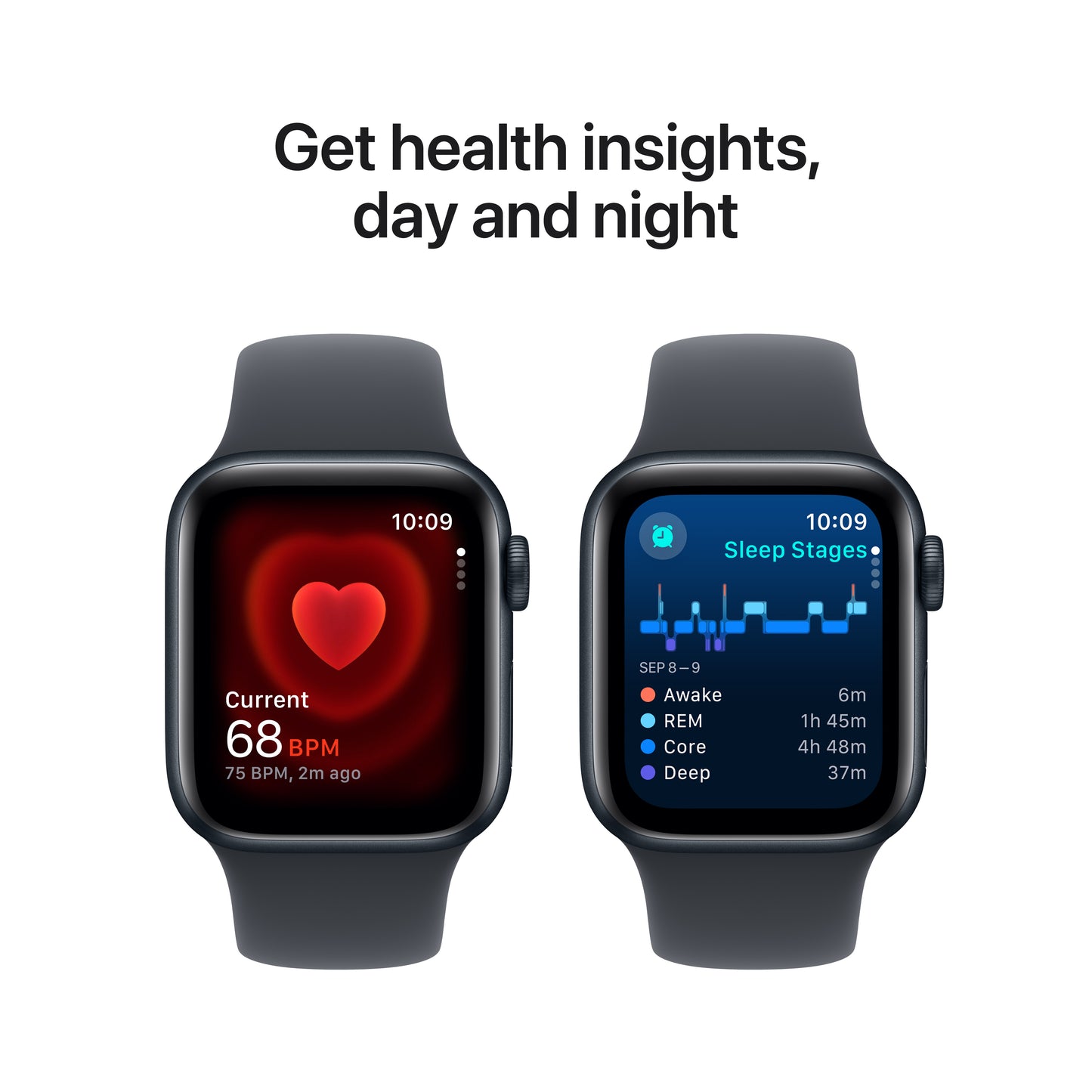 Apple Watch SE: GPS, 40mm, ohišje iz aluminija v polnočni barvi, pašček Sport Band v polnočni barvi - S/M - iSTYLE SI