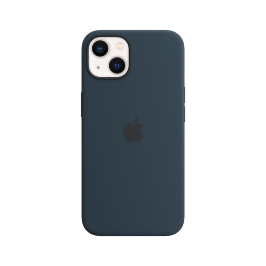 Apple silikonski ovitek z MagSafe za iPhone 13 - globinsko modra - iSTYLE SI