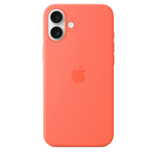 Apple silikonski ovitek z MagSafe za iPhone 16 Plus - mandarina - iSTYLE SI