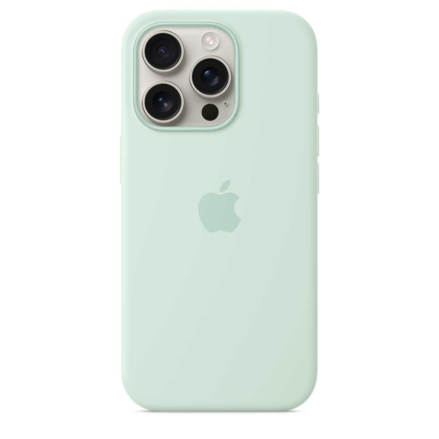 Apple silikonski ovitek z MagSafe za iPhone 16 Pro - akvamarin - iSTYLE SI