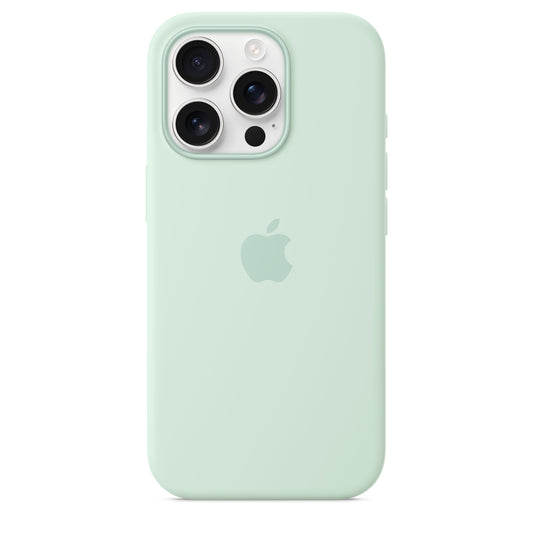 Apple silikonski ovitek z MagSafe za iPhone 16 Pro - akvamarin - iSTYLE SI