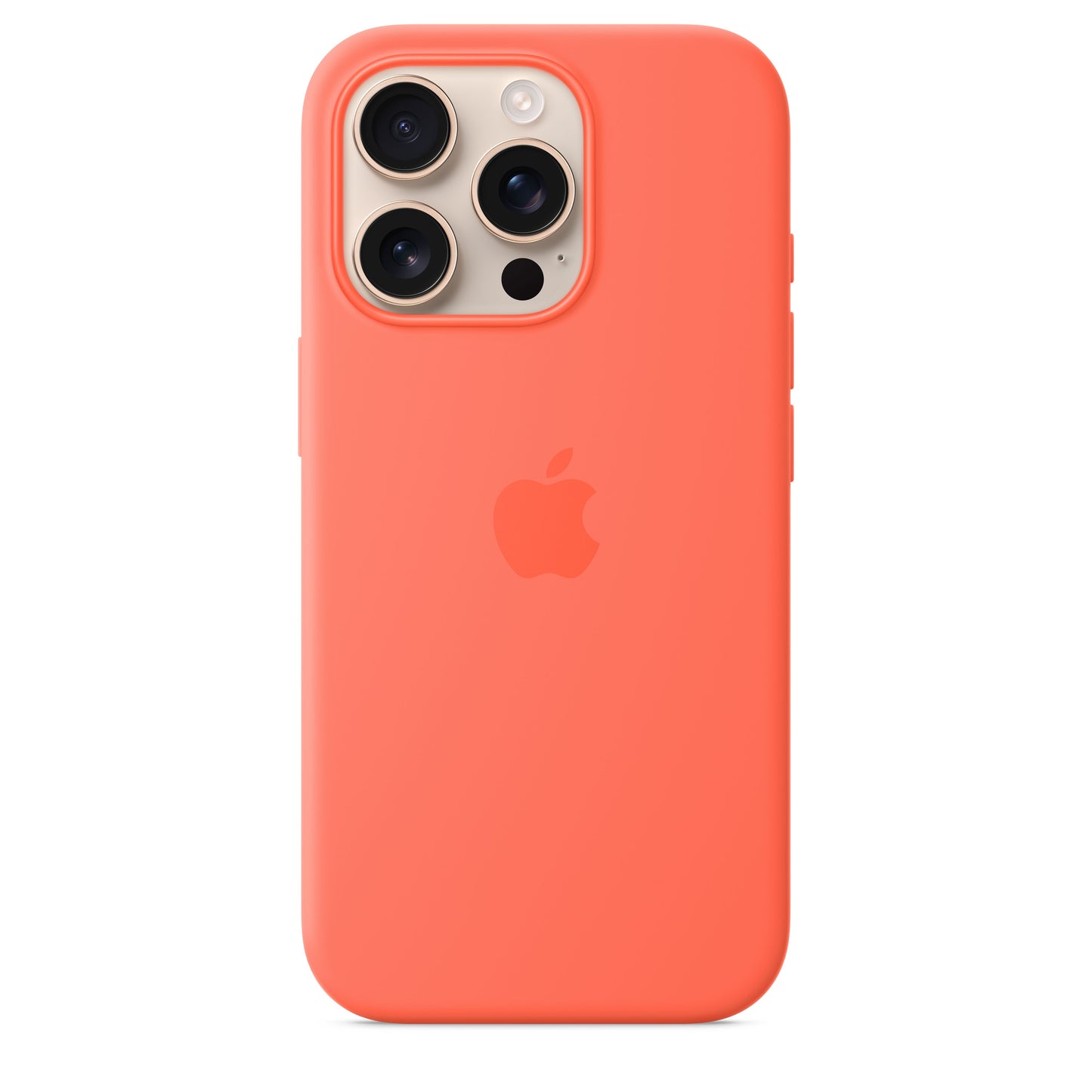 Apple silikonski ovitek z MagSafe za iPhone 16 Pro - mandarina - iSTYLE SI