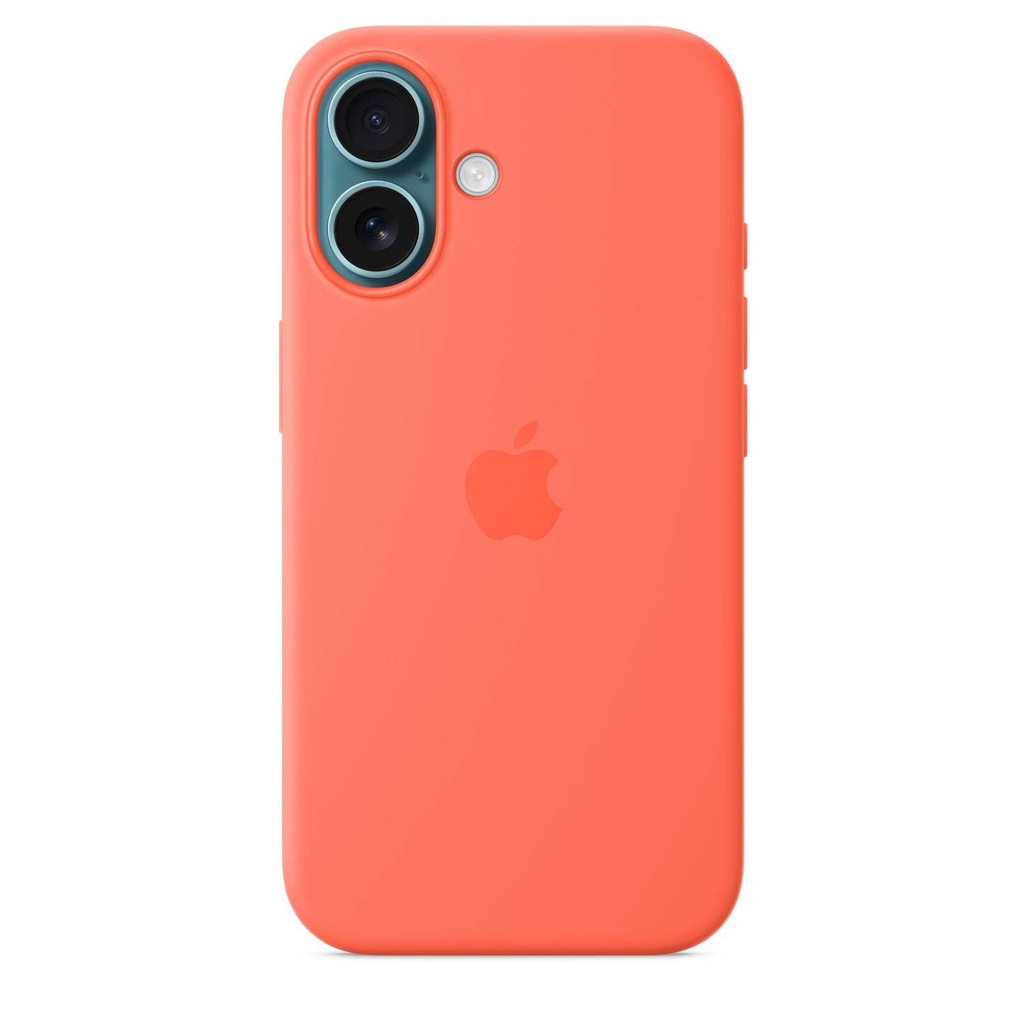 Apple silikonski ovitek z MagSafe za iPhone 16 - mandarina - iSTYLE SI