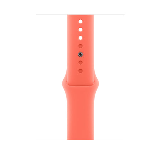 Apple pašček Sport Band M/L v barvi mandarine za Apple Watch velikosti 46 mm - iSTYLE SI