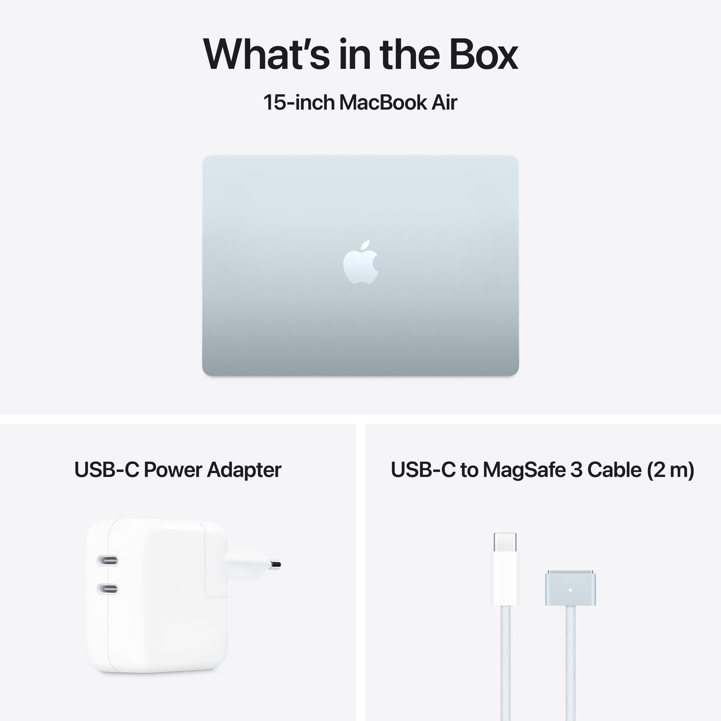 MacBook Air 15: M4 z 10‑jedrno CPE in 10‑jedrno GPE, 256 GB SSD - nebeško moder - iSTYLE SI