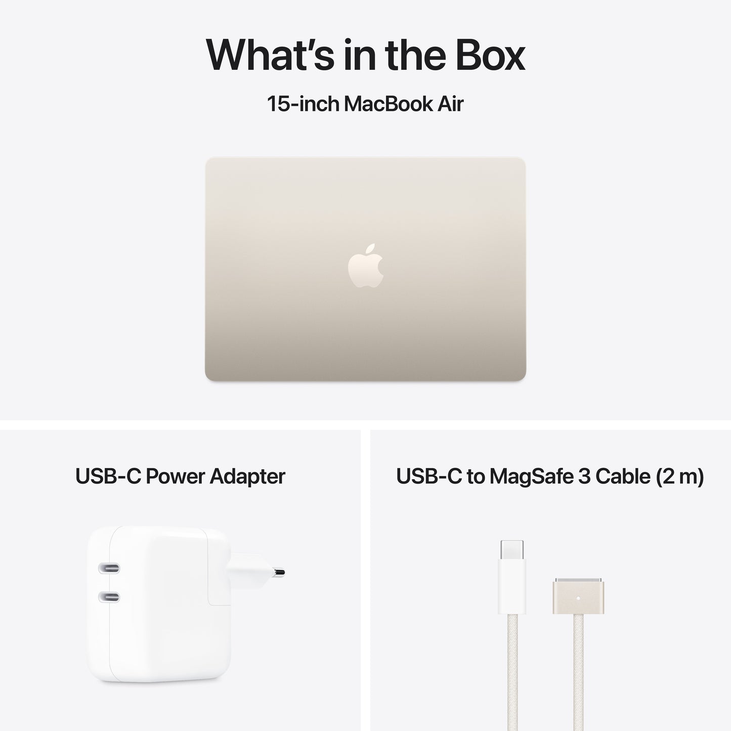 MacBook Air 15: M4 z 10‑jedrno CPE in 10‑jedrno GPE, 256 GB SSD - zvezdnata - iSTYLE SI