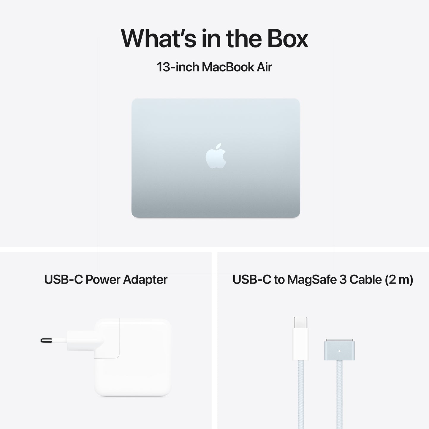MacBook Air 13: M4 z 10‑jedrno CPE in 10‑jedrno GPE, 512 GB SSD - nebeško moder - iSTYLE SI