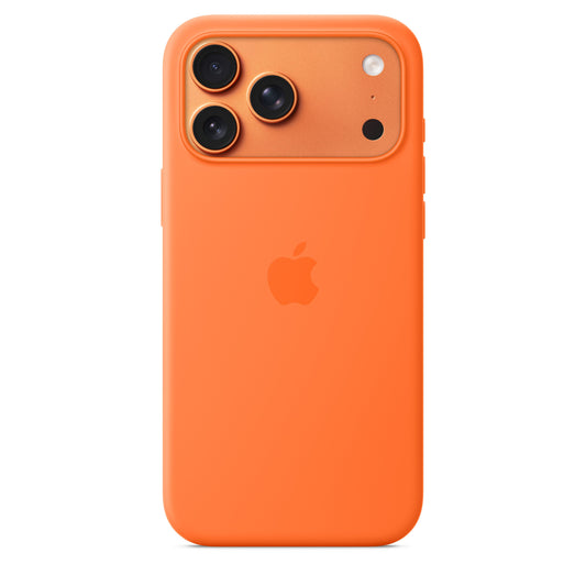 iPhone 17 Pro Max Silicone Case with MagSafe – Orange - iSTYLE SI