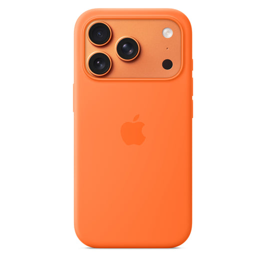 iPhone 17 Pro Silicone Case with MagSafe – Orange - iSTYLE SI