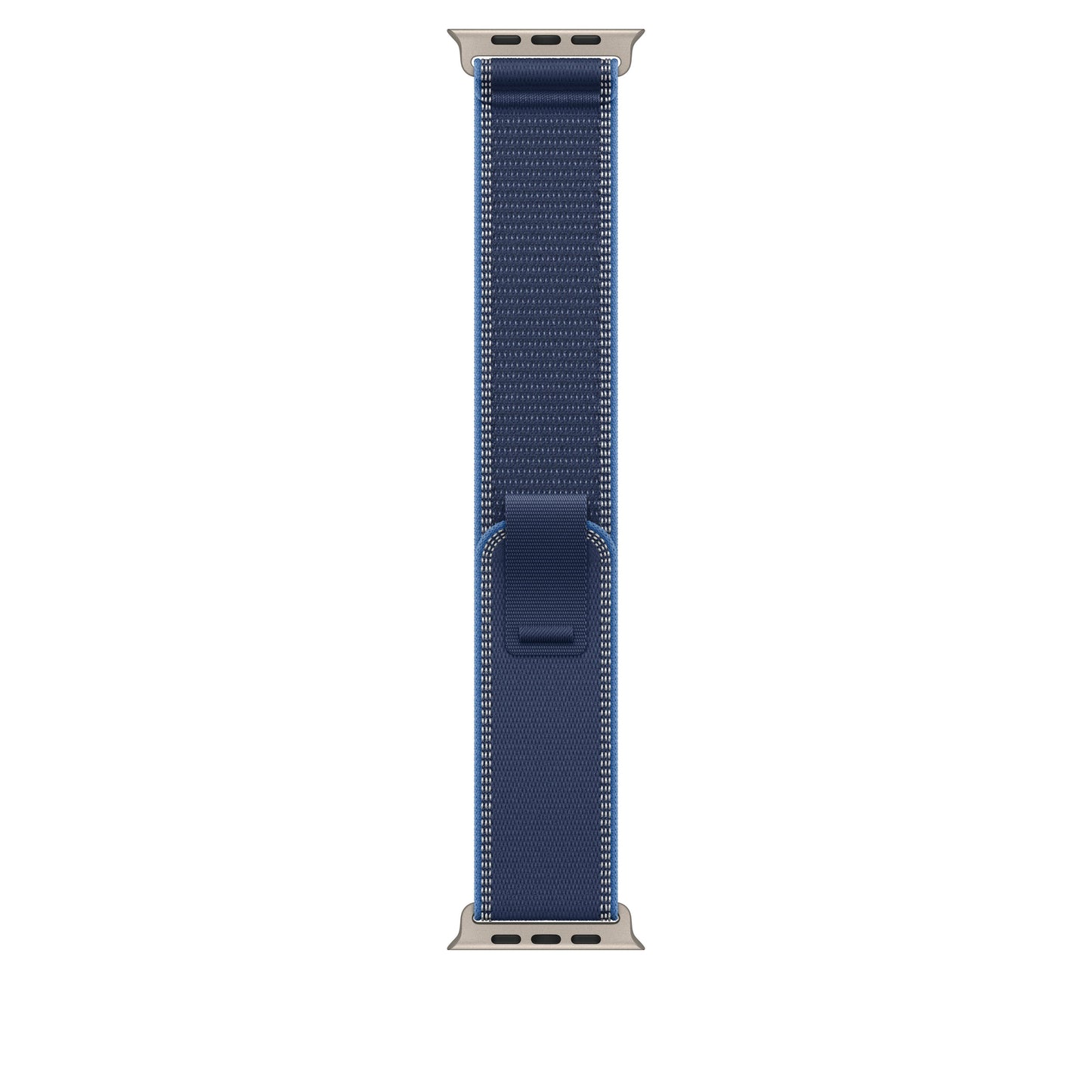 49mm Blue/Bright Blue Trail Loop – M/L - Natural Titanium Finish - iSTYLE SI