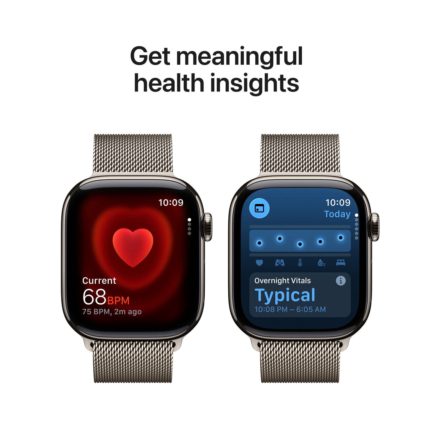 Apple Watch Series 11 GPS + Cellular 42mm Natural Titanium Case with Natural Milanese Loop - iSTYLE SI