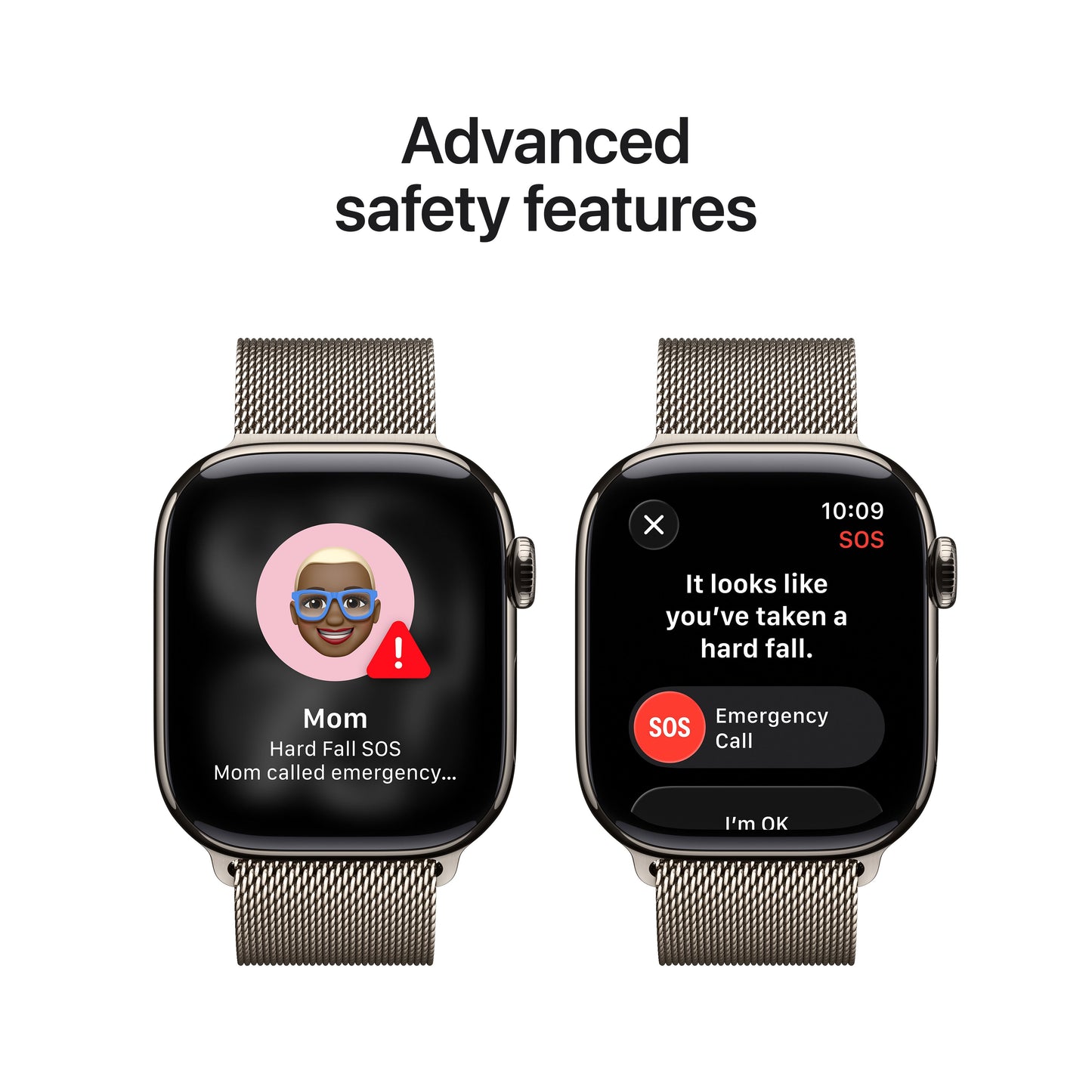 Apple Watch Series 11 GPS + Cellular 42mm Natural Titanium Case with Natural Milanese Loop - iSTYLE SI