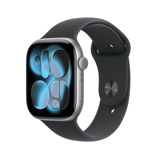 Apple Watch Series 11 GPS + Cellular 46mm Space Grey Aluminium Case with Black Sport Band - S/M - iSTYLE SI