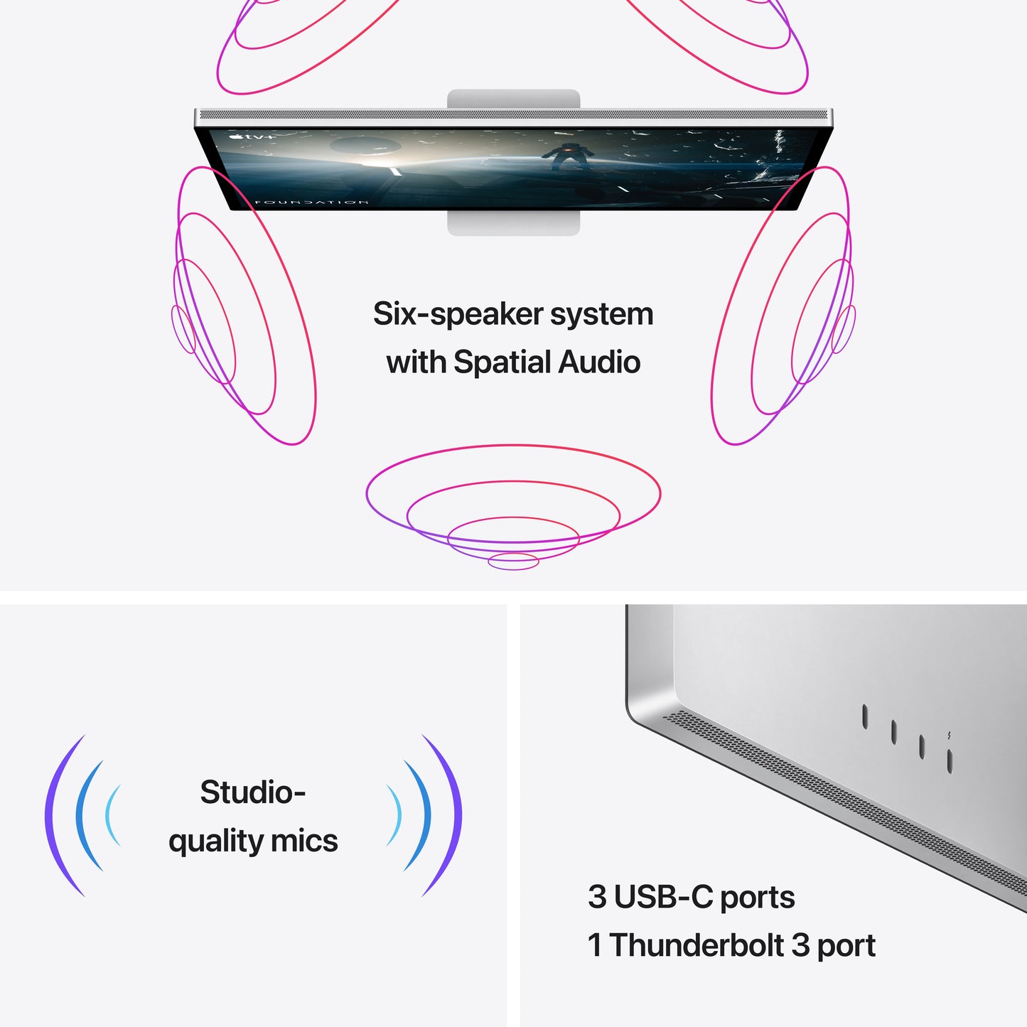 Apple zaslon Studio Display - standardno steklo - nastavljiv po nagibu in višini - iSTYLE SI